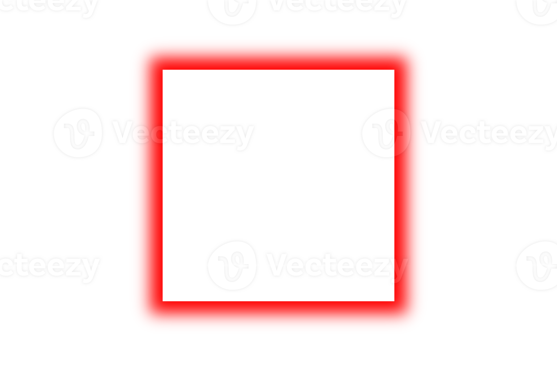 Neon red frame on transparent background 34917609 PNG