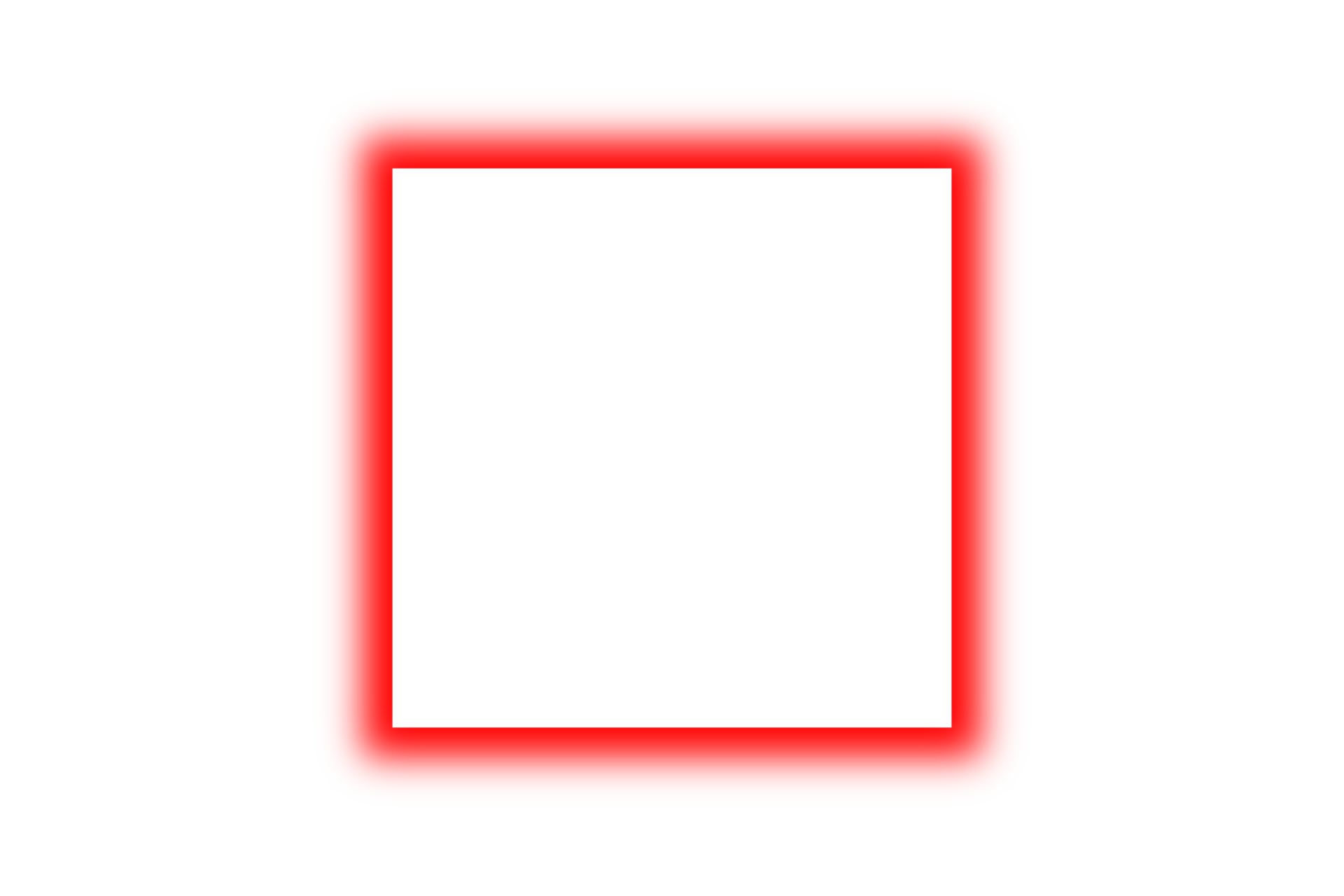 Neon red frame on transparent background 34917609 PNG