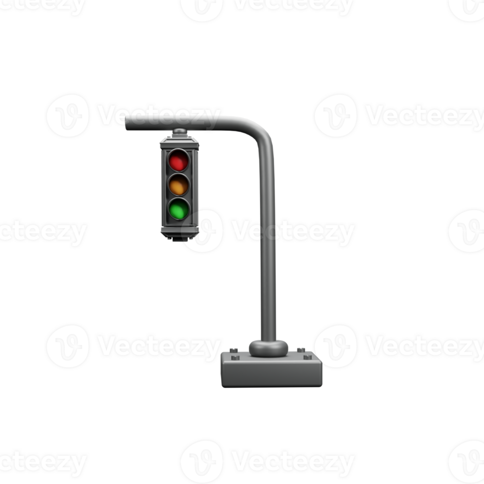 traffic signal 3d icon or traffic light 3d icon 34917674 PNG