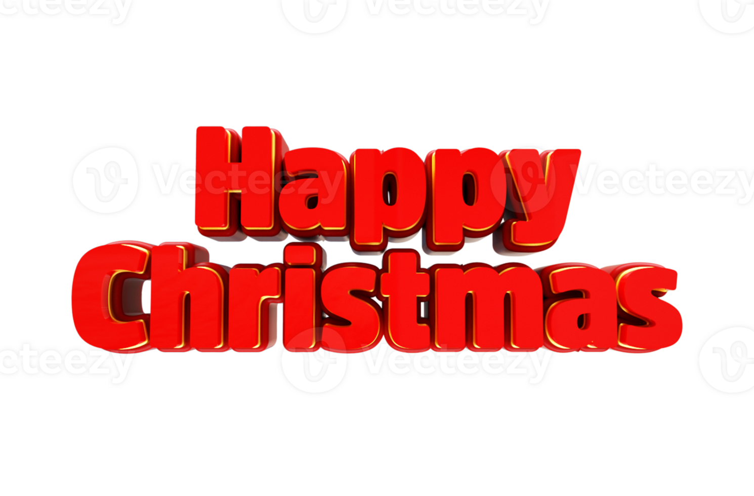 3d rendered object happy christmas png