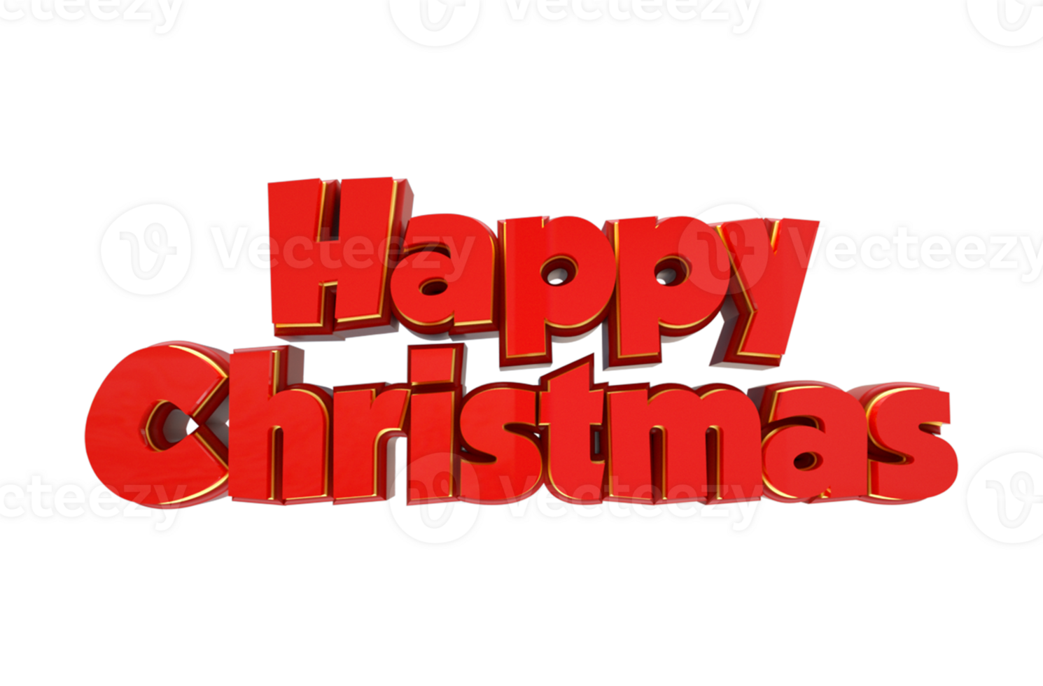 3d rendered object happy christmas png
