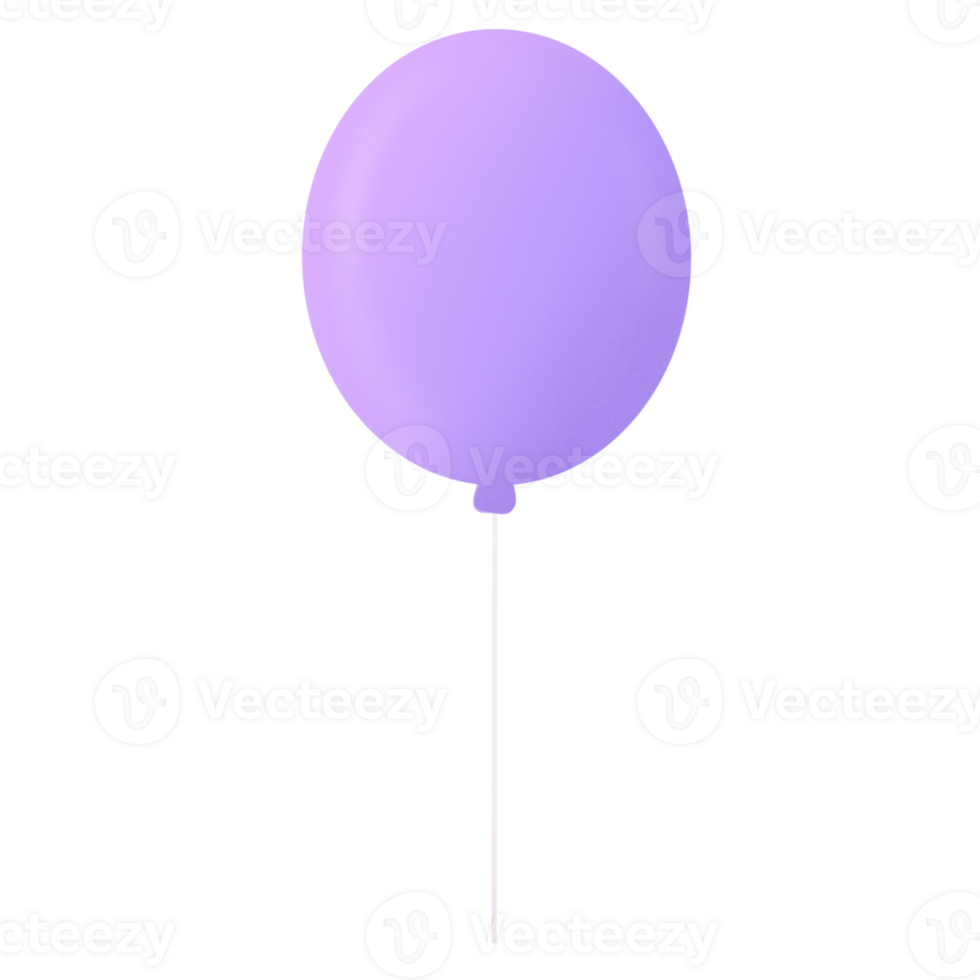 purple balloon party png