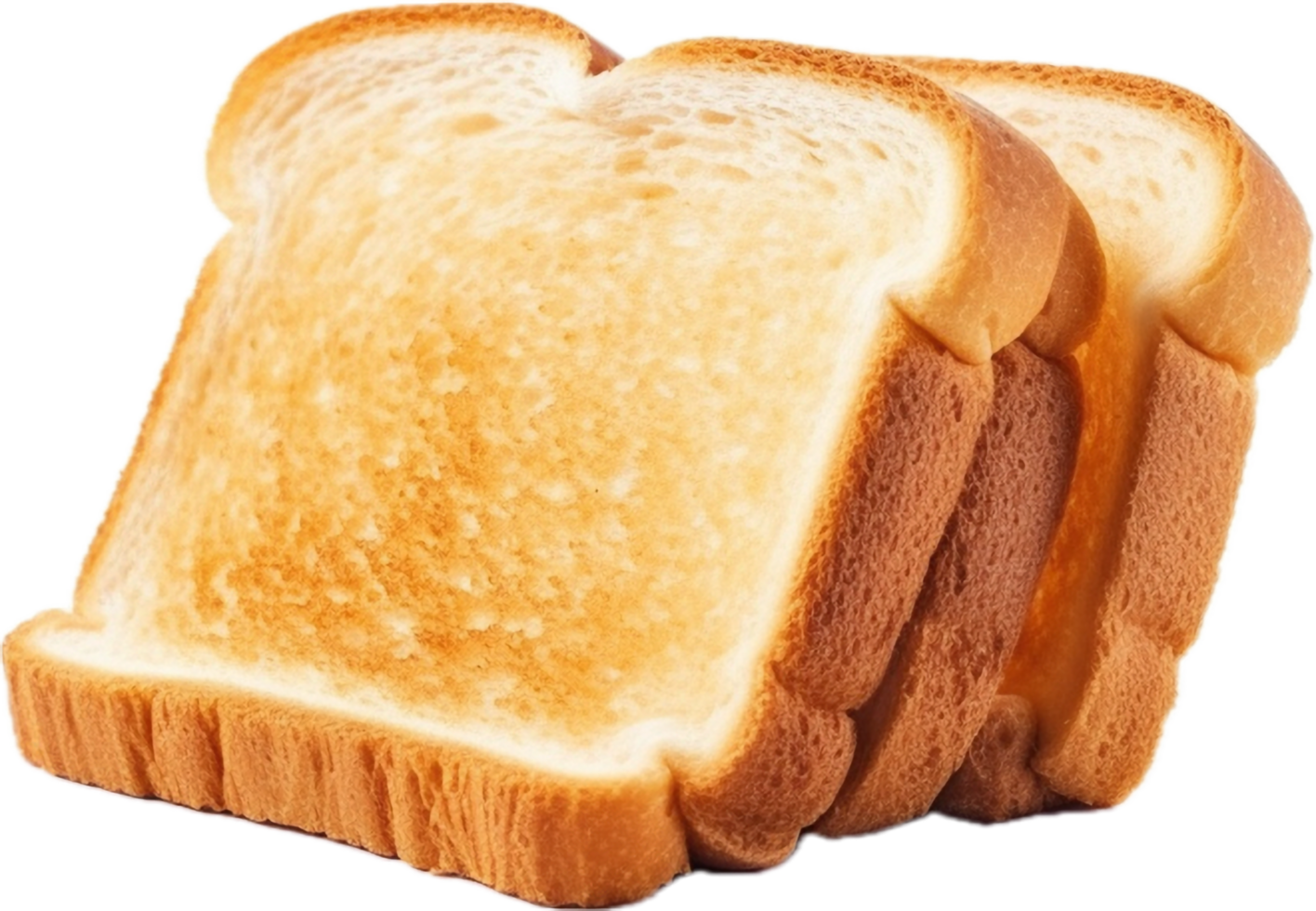 ai gegenereerd brood plak licht geroosterd PNG