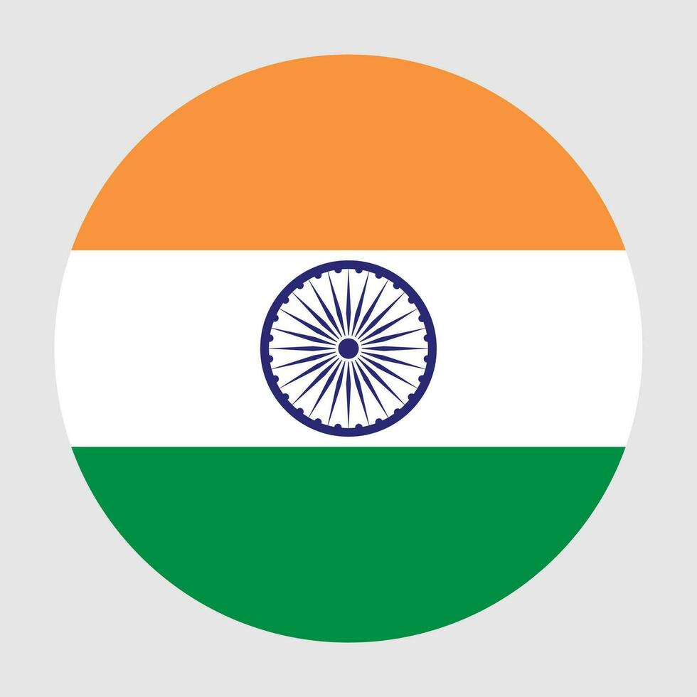 indio bandera bandera, icono, símbolo. vector