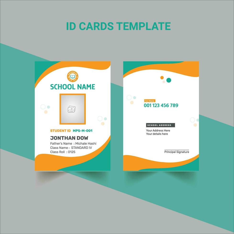 School Identity Card Design