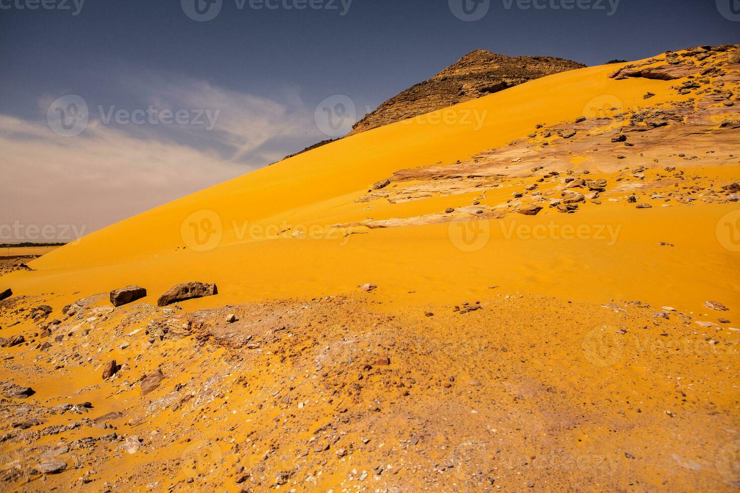 Landscape of sahara desert in Egypt. Conceptual for freedom, enjoying the journey. photo