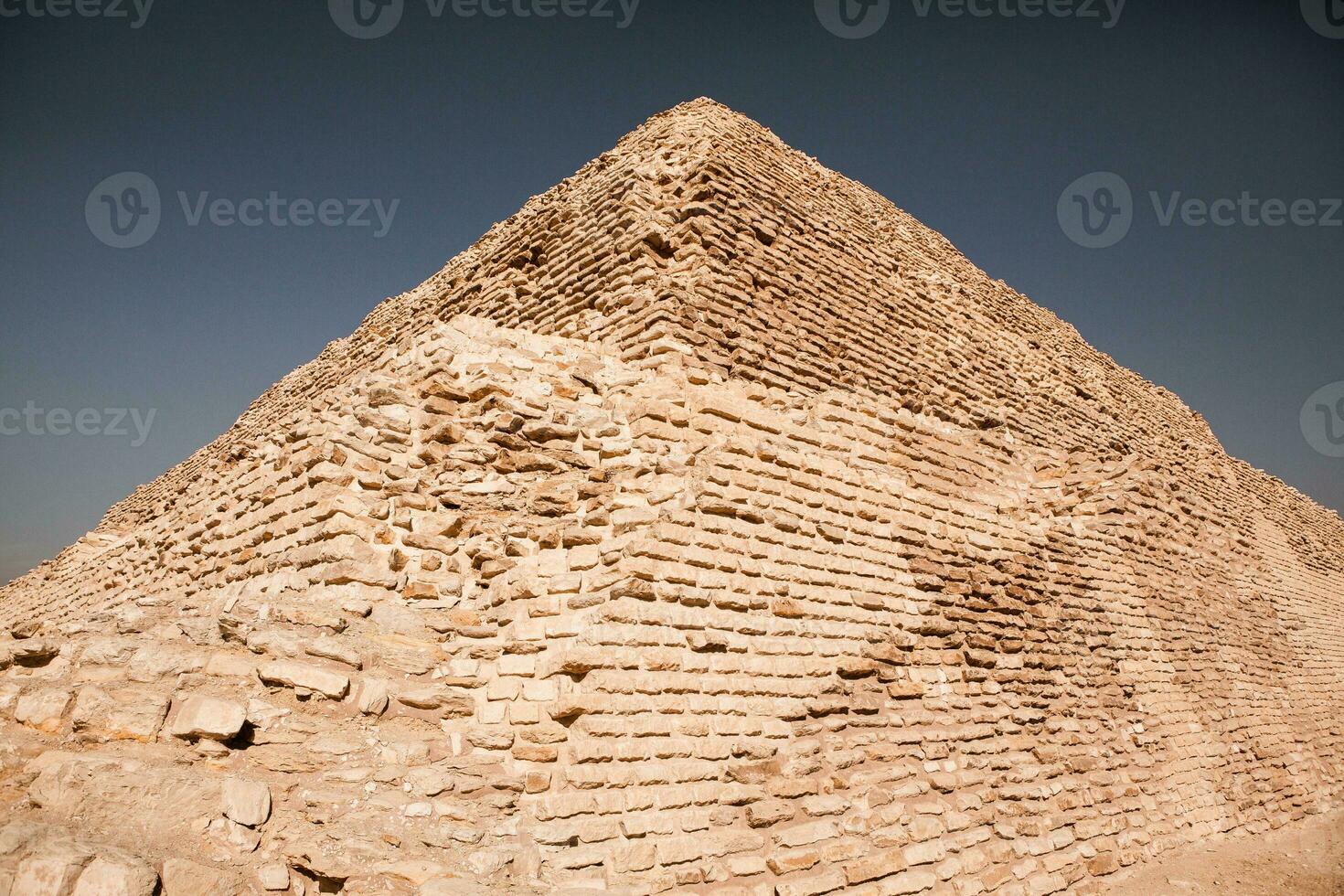 Famous Egyptian Pyramids of Giza. Landscape in Egypt. Pyramid in desert. Africa. Wonder of the World photo