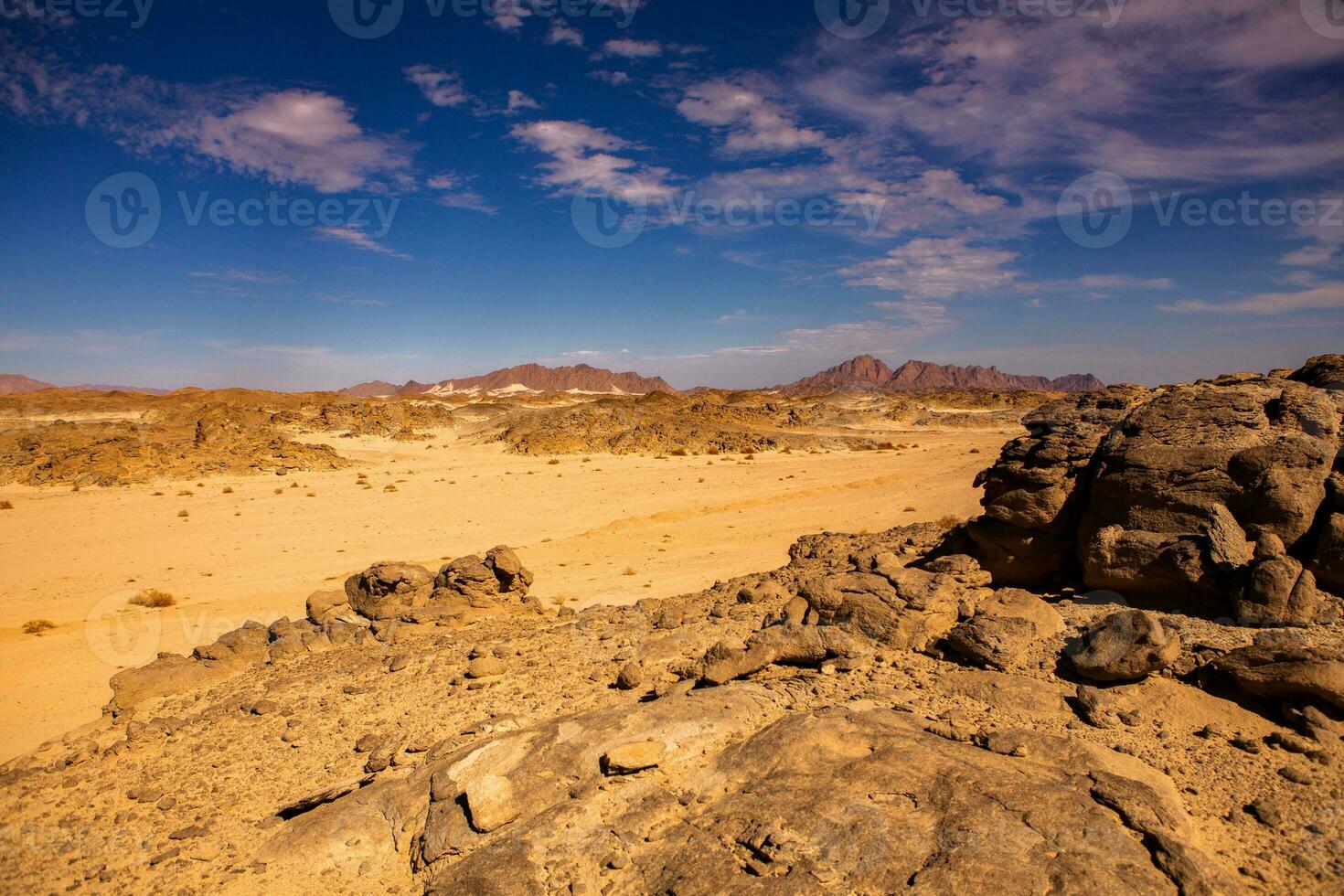 Landscape of sahara desert in Egypt. Conceptual for freedom, enjoying the journey. photo
