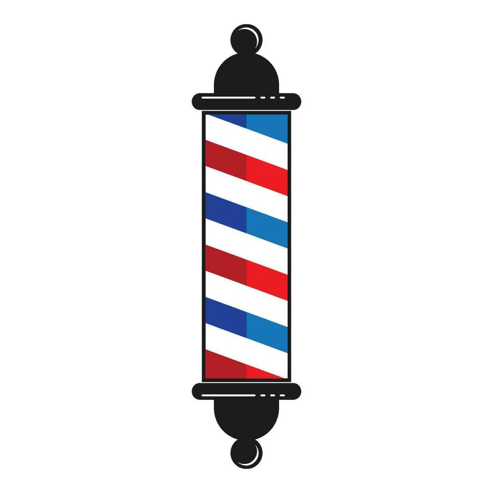 diseño de logotipo de barbería vector