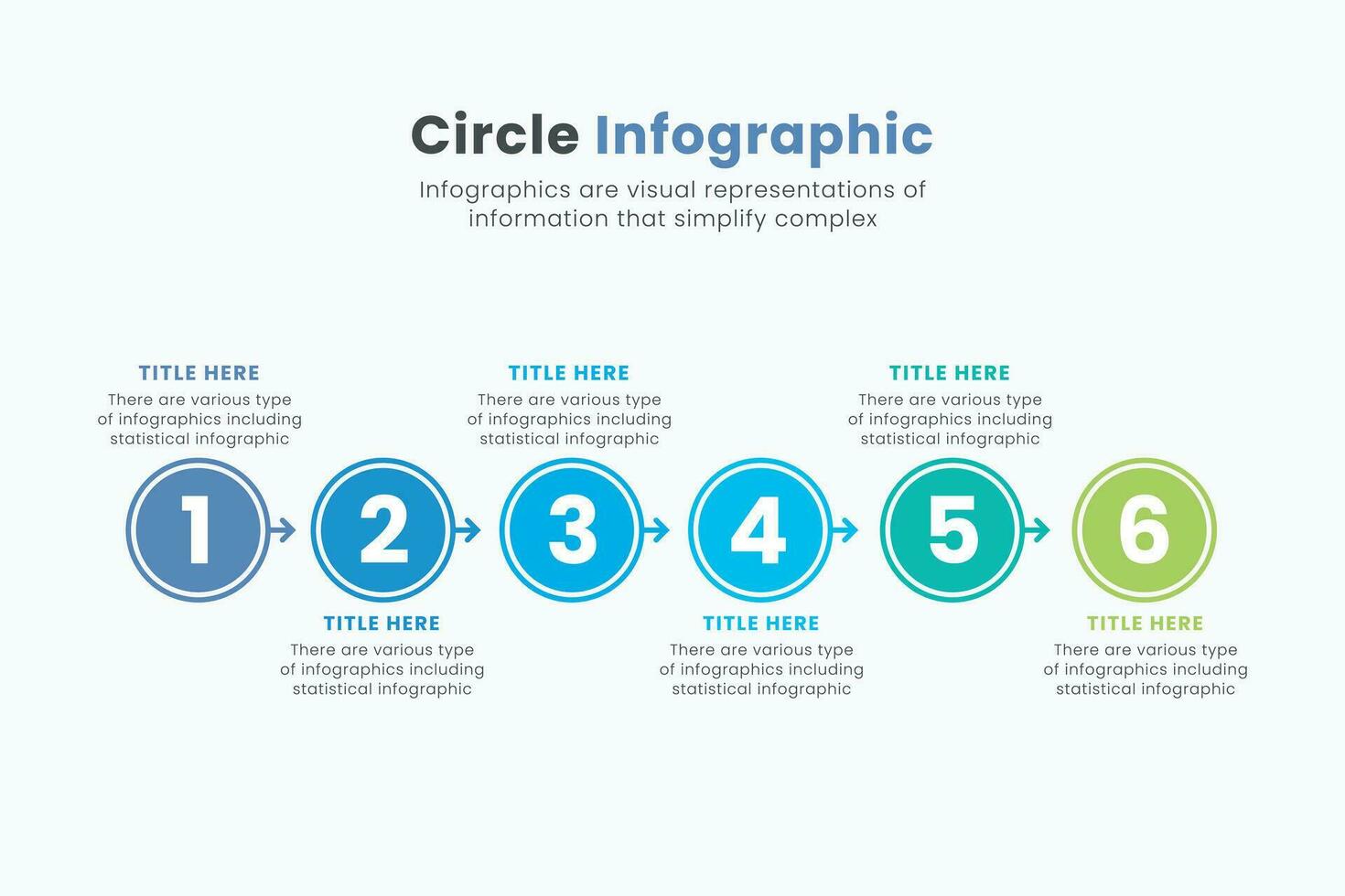 Minimal business vector circle chart infographic templates for presentations, advertising, layouts, and annual reports Business concept with 6 options.