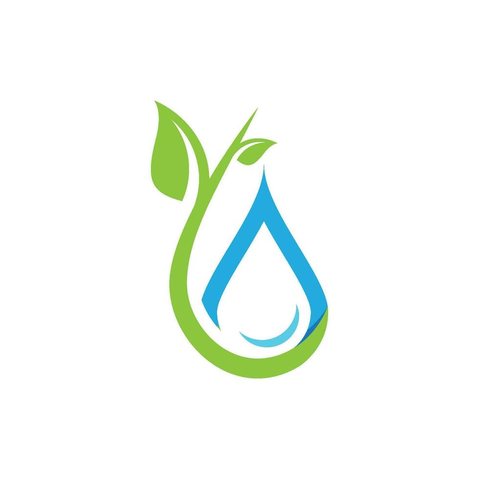 plantilla de logotipo de gota de agua vector