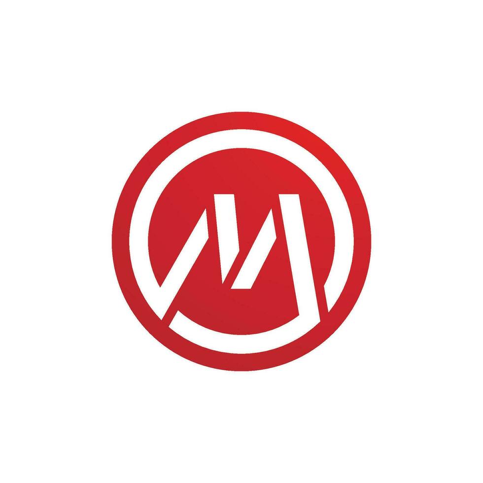 M Letter Logo Template vector