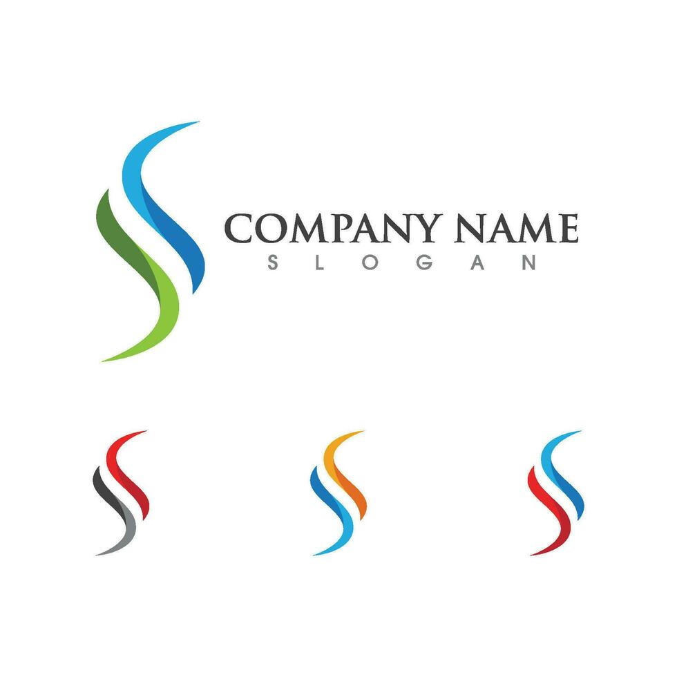Business corporate S letter logo vector