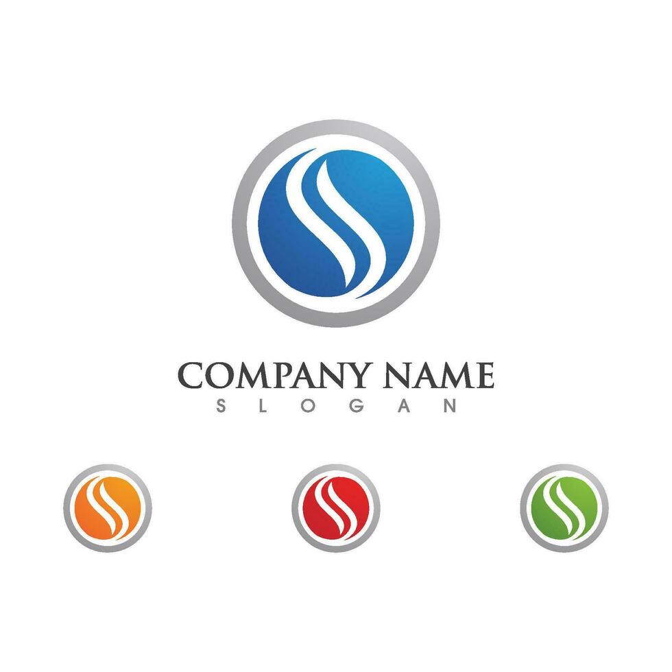 Business corporate S letter logo vector