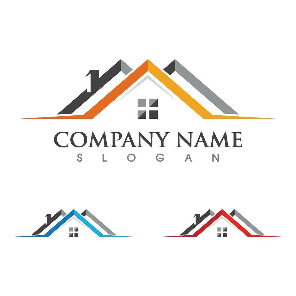 Property and Construction Logo design vector