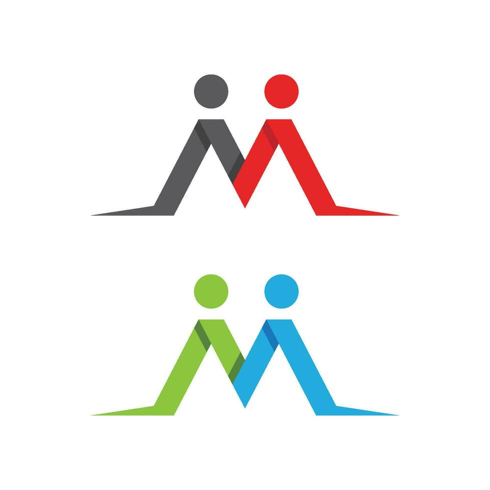 Community, network and social icon vector