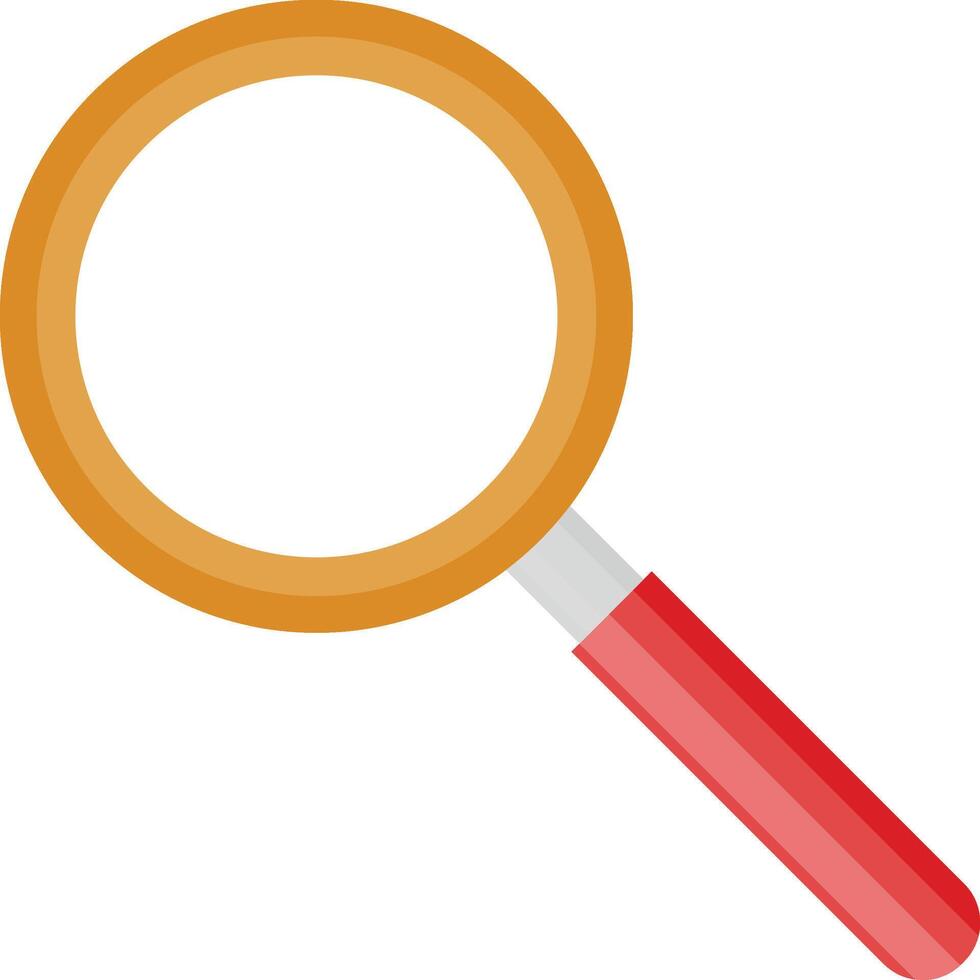 Magnifying glass,wooden magnifying glass vector