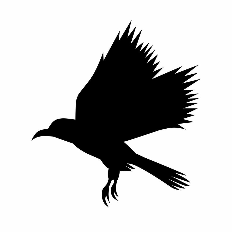 Eagle silhouette icon vector. Eagle silhouette can be used as icon, symbol or sign. Eagle icon for design related to animal, wildlife or landscape vector
