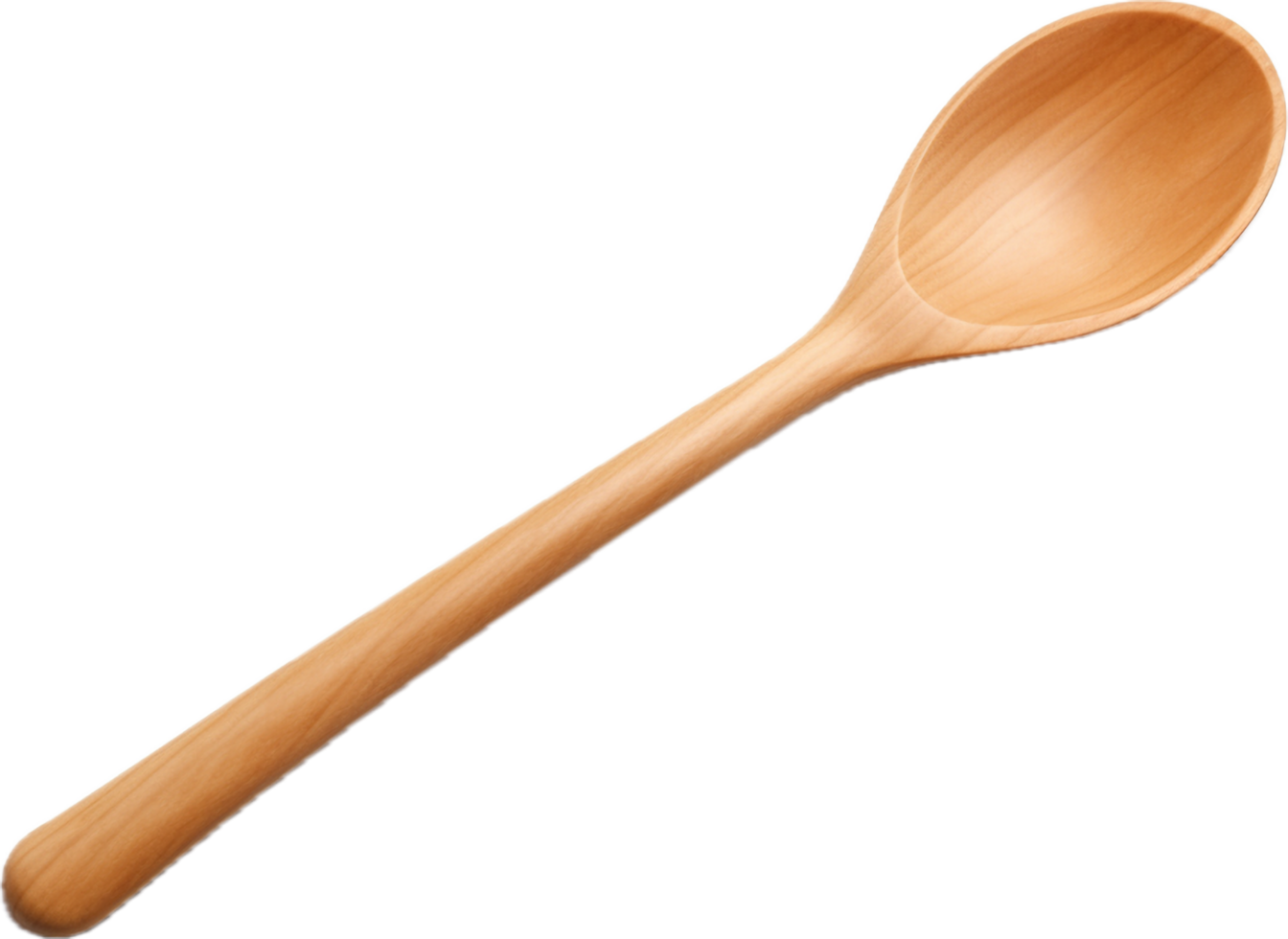 AI generated wooden spoon png