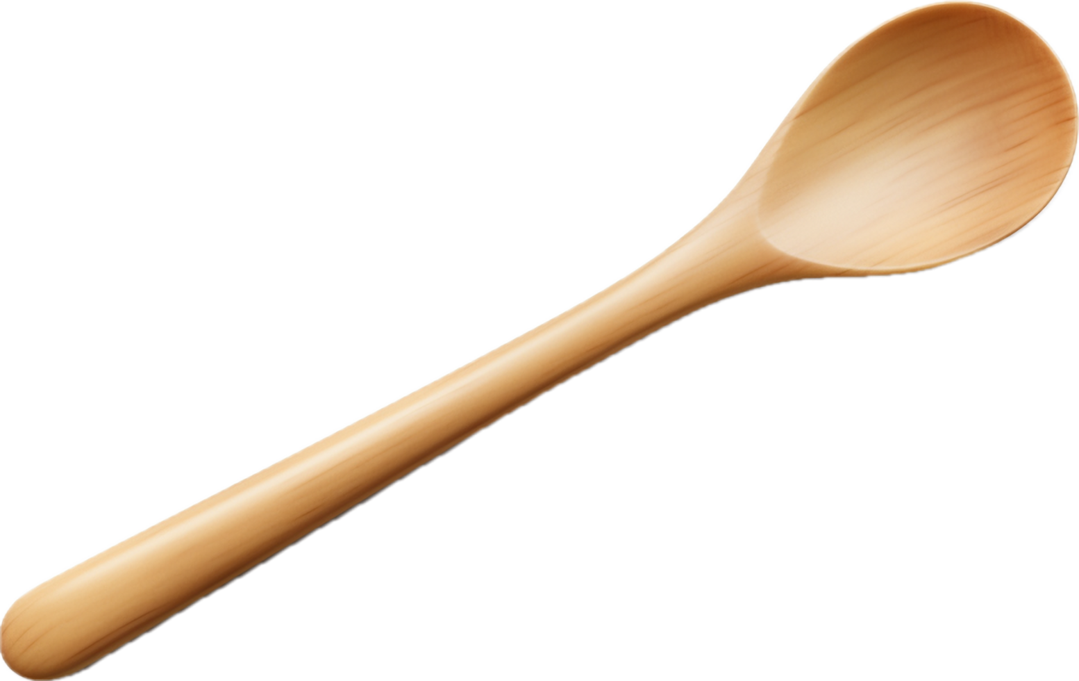 AI generated wooden spoon png