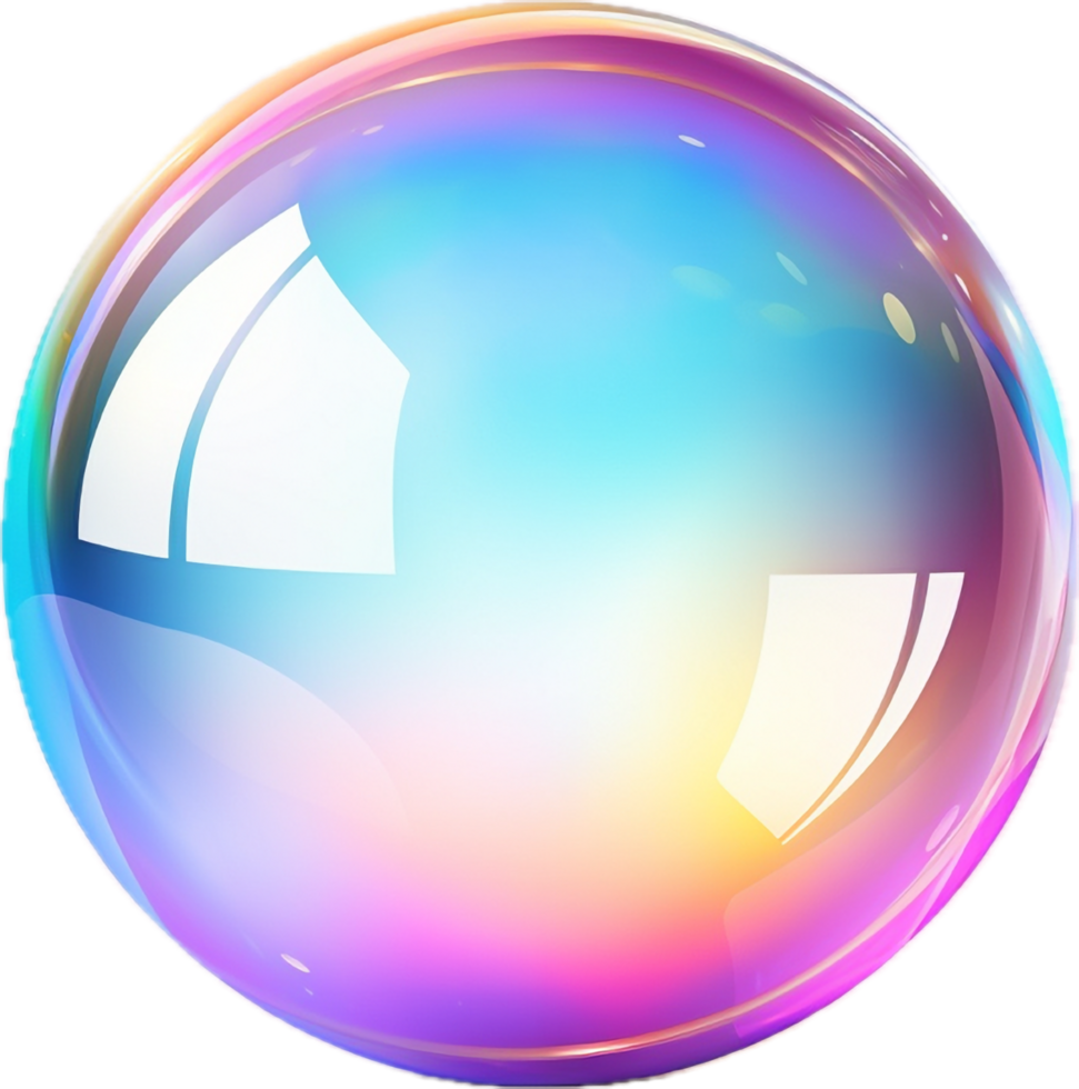 AI generated 3D crystal glass png