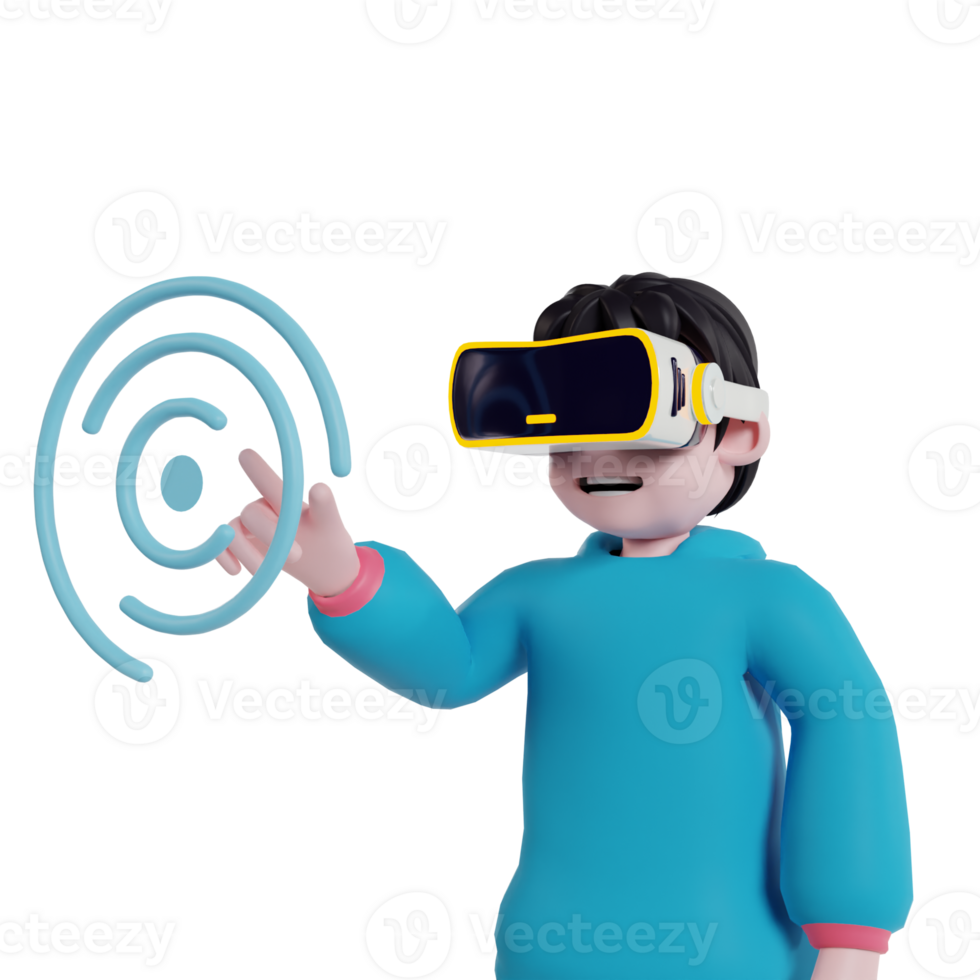 Metaverse concept 3d render icon png