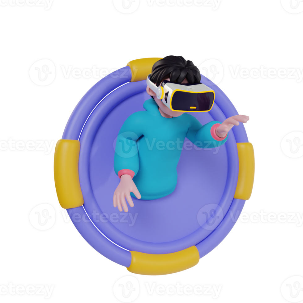 metaverse concept 3d geven icoon png