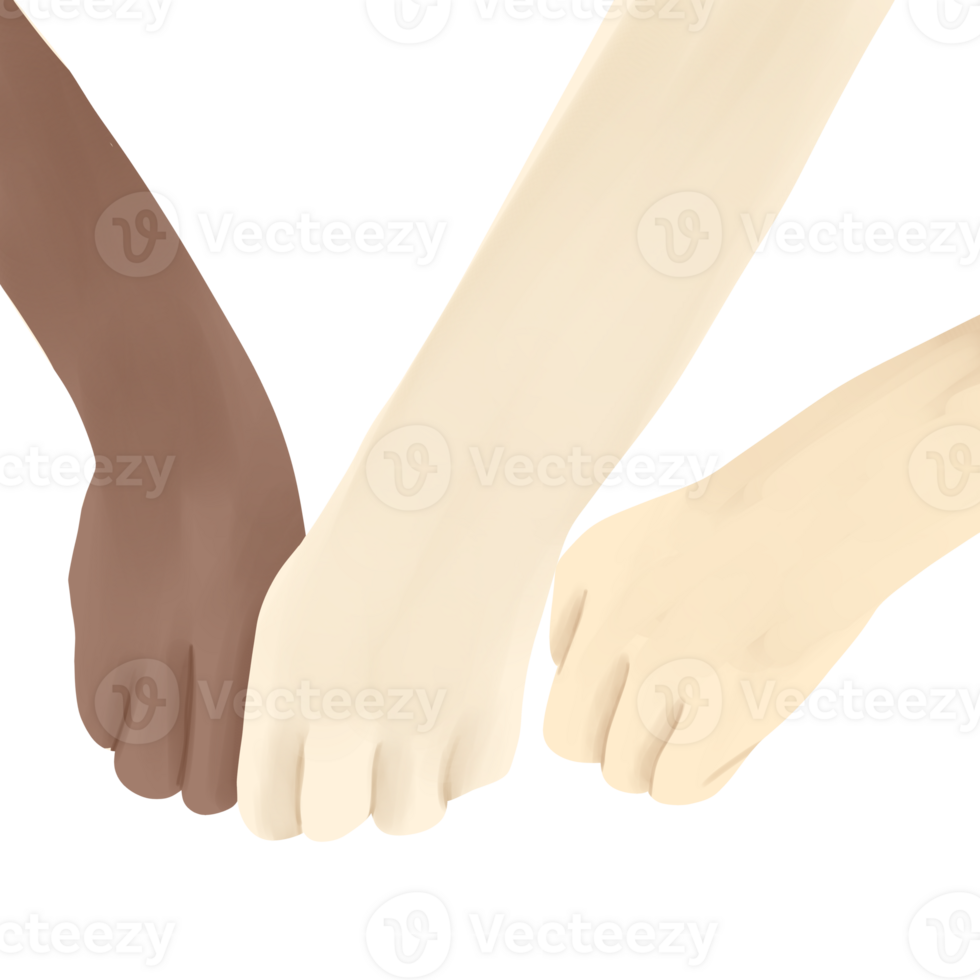 International day of friendship concept on png transparant background