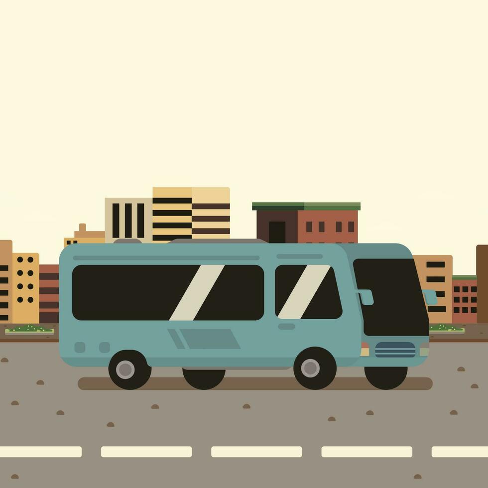 bus, city, vehicle vector