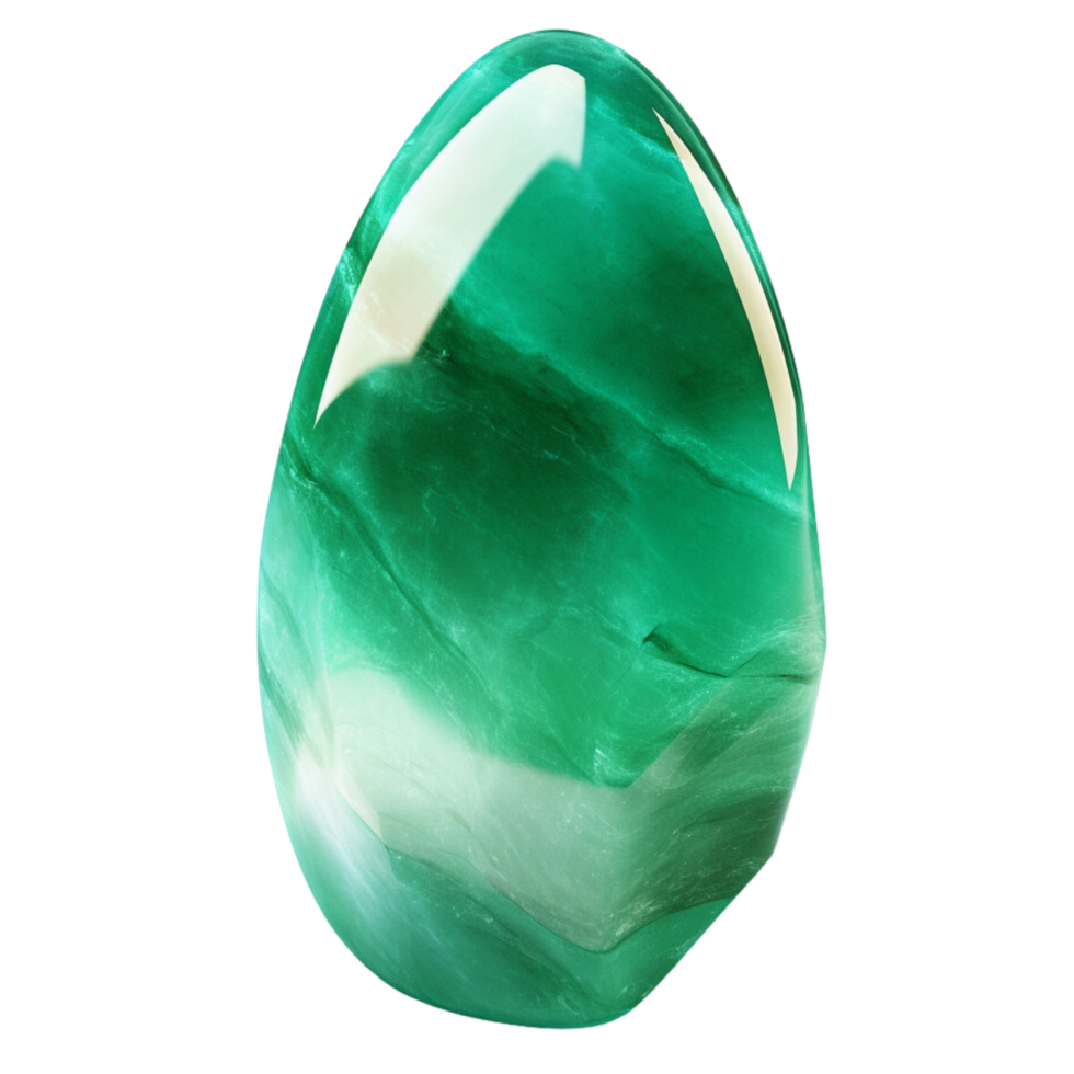 AI generated Jade stone gem clip art png