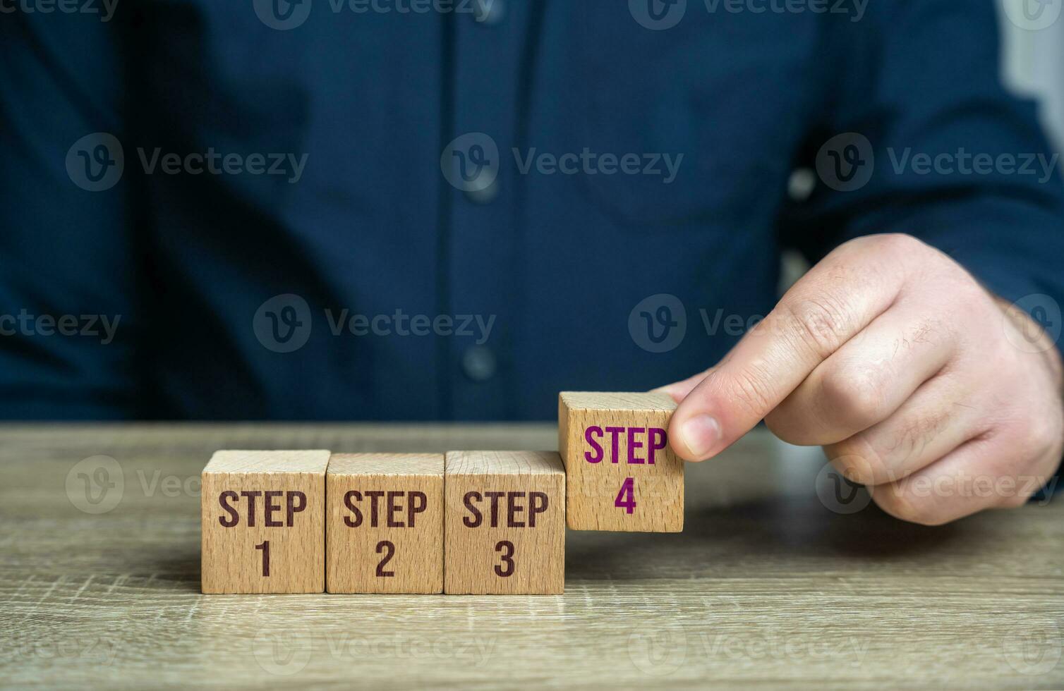 Build a step by step strategy. Plan development. Set tasks, prioritize. Going for a new level. Business planning. Guidance. Growth in 4 stages. Promotion on career ladder. Complication, expansion. photo