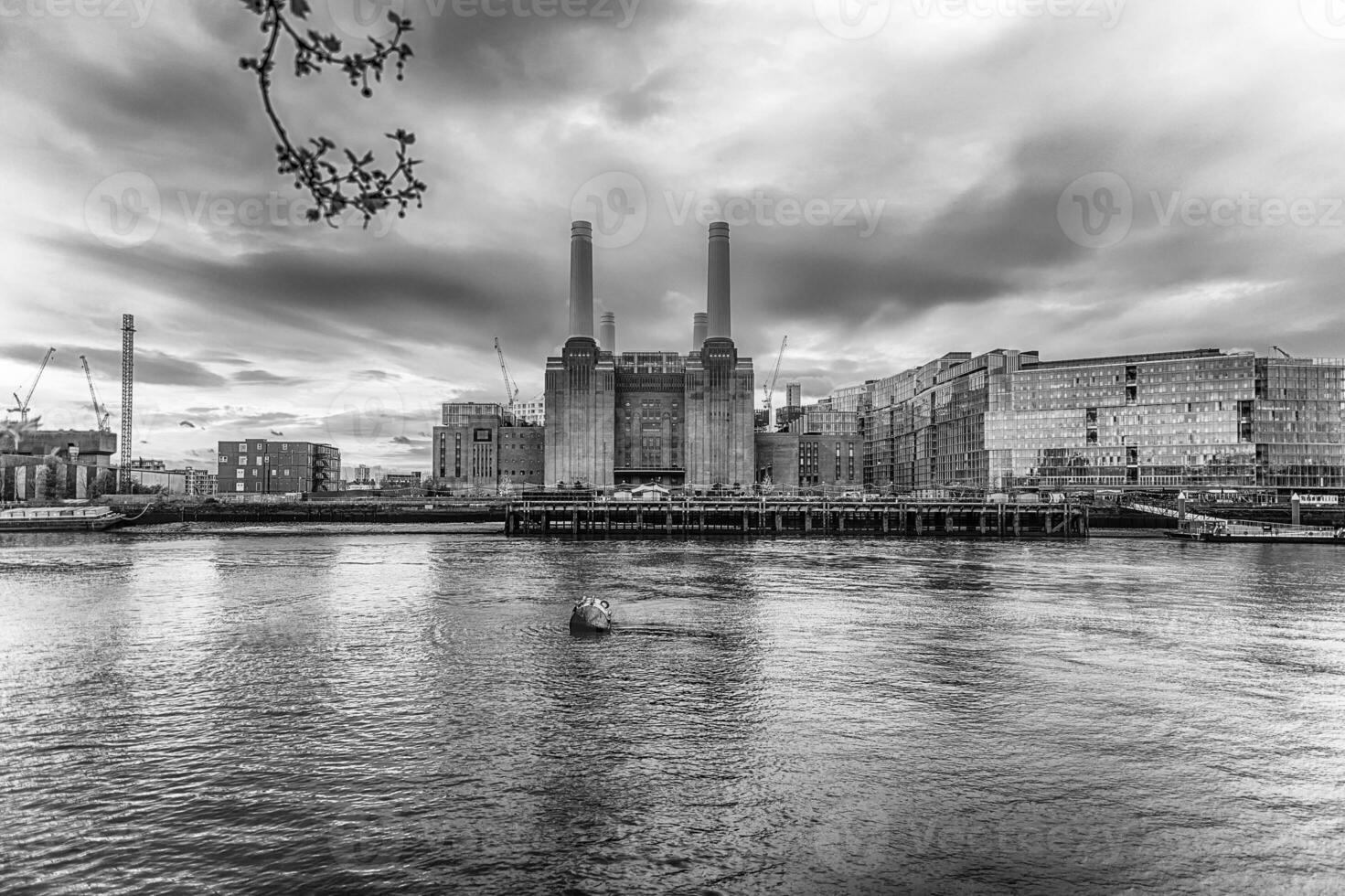 Battersea Power Station, iconic building and landmark in London, UK photo