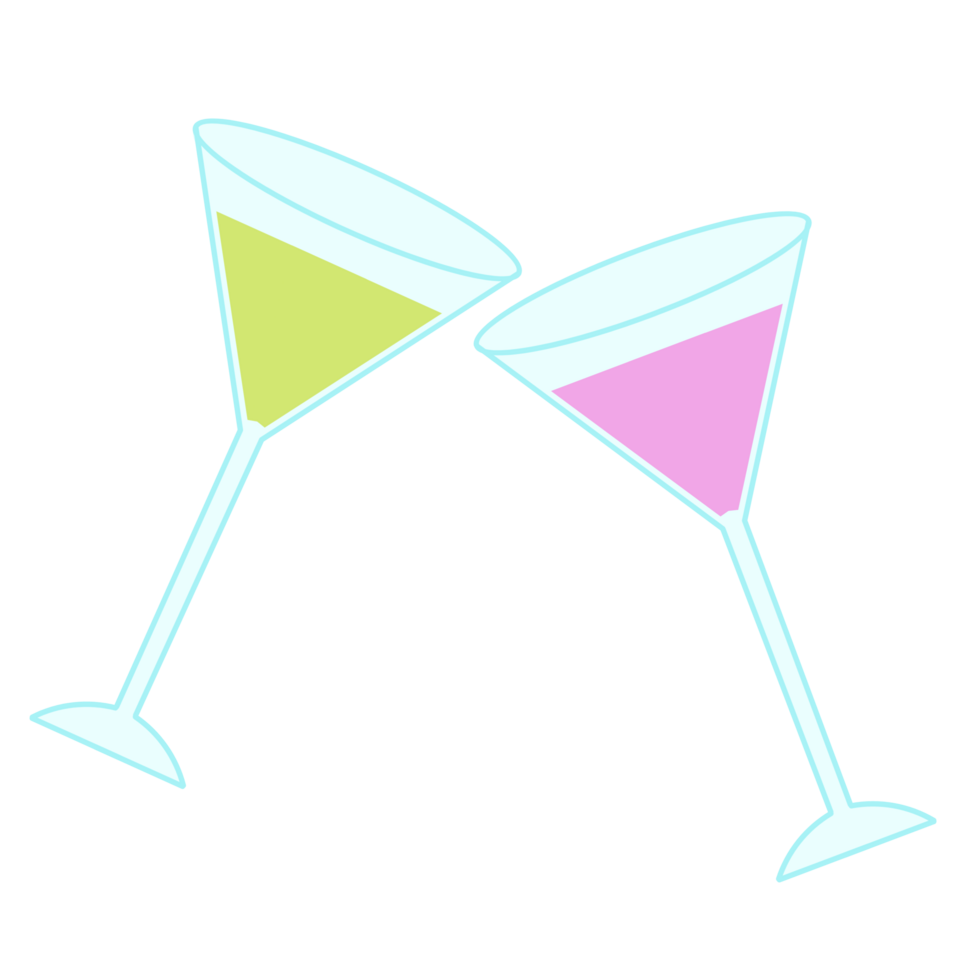 Cocktail glass illustration png