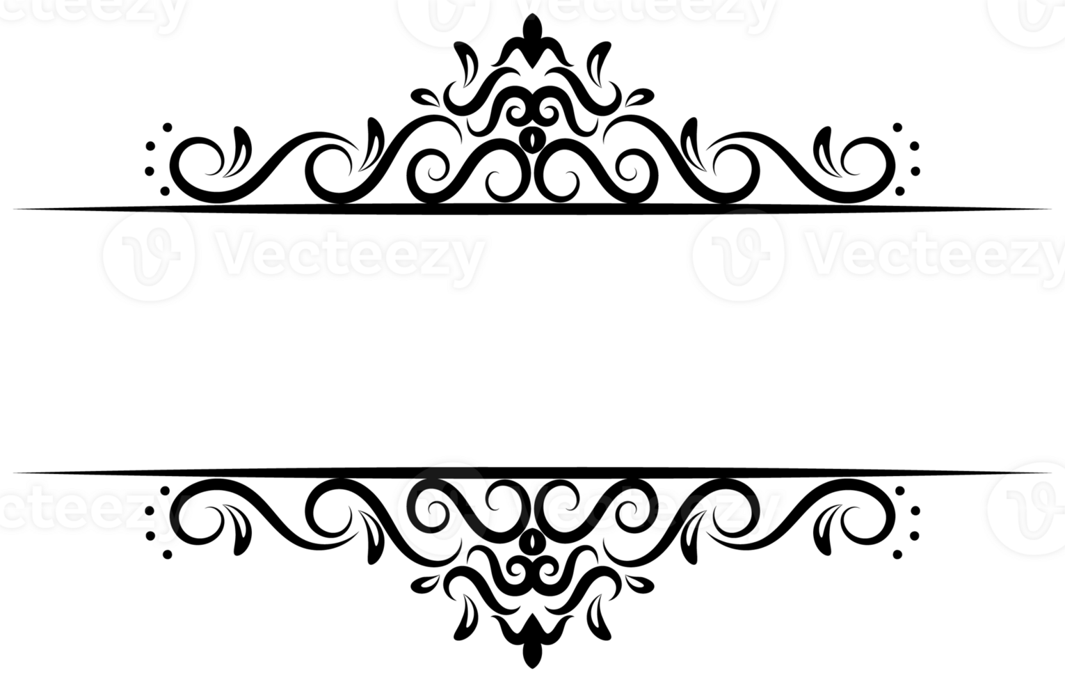 vintage horizontal frame Label lines for making catalogs and brochures