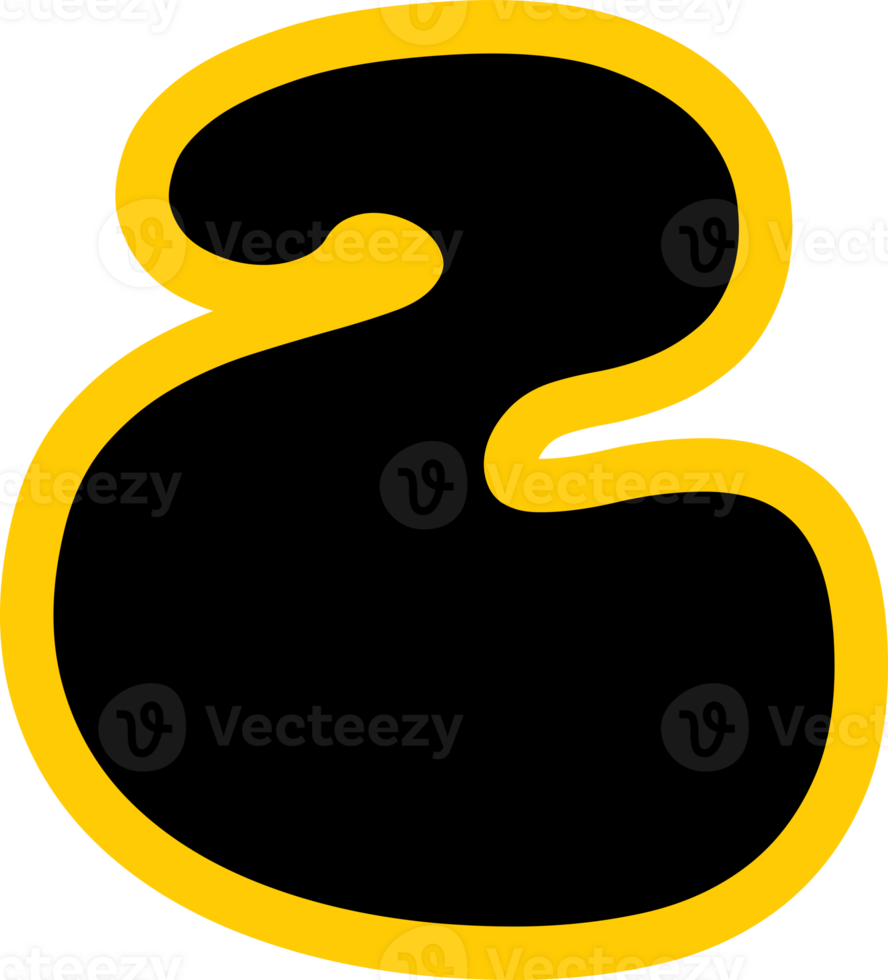 Funny Yummy font text glyph design png