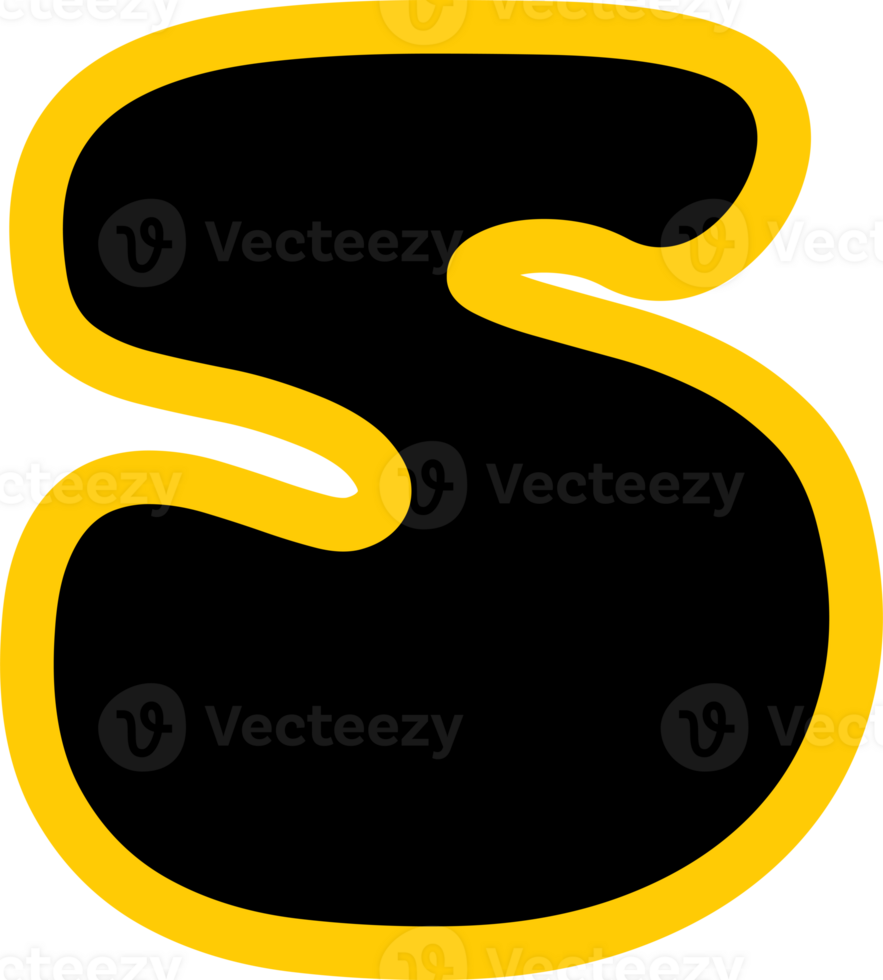Funny Yummy font text glyph design png
