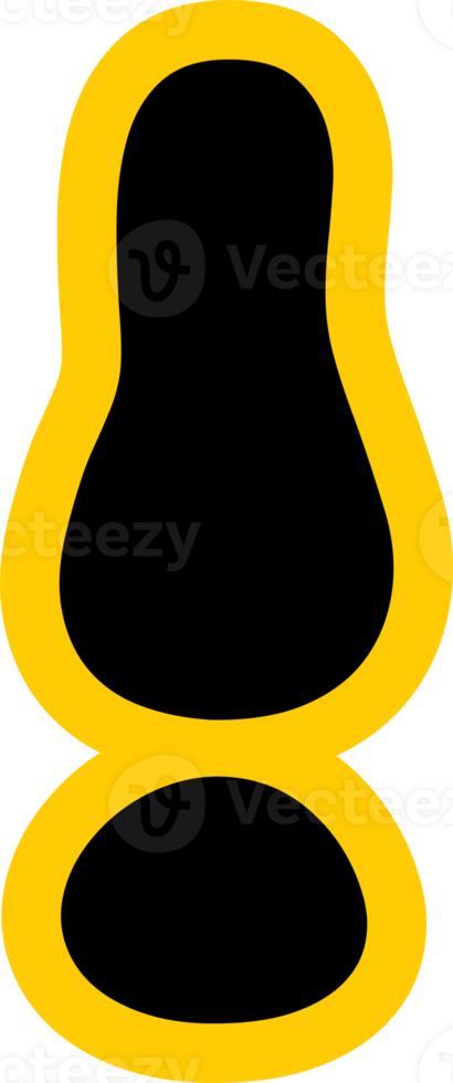 Funny Yummy font text glyph design png