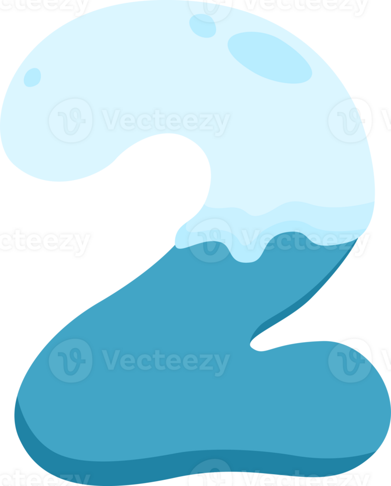 snow melt font glyph text flat design png