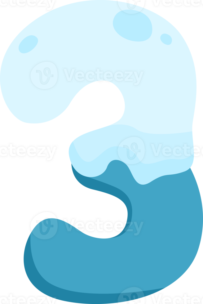 snow melt font glyph text flat design png