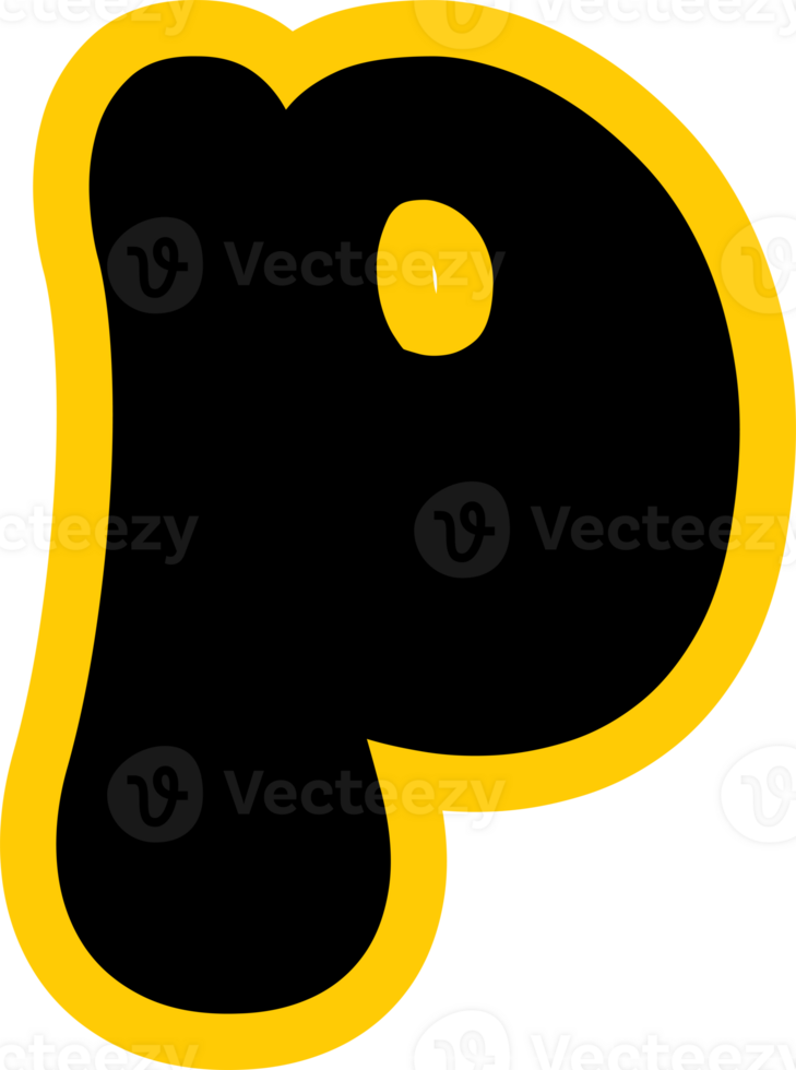 Funny Yummy font text glyph design png
