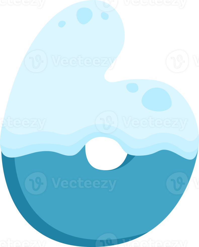 snow melt font glyph text flat design png