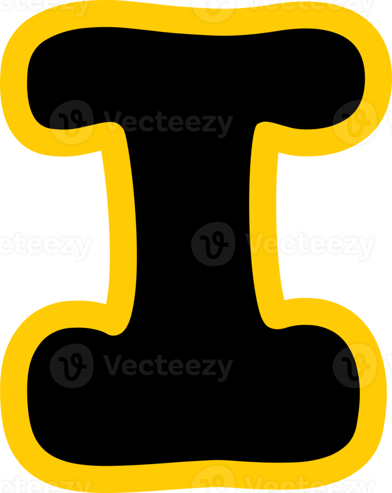 Funny Yummy font text glyph design png
