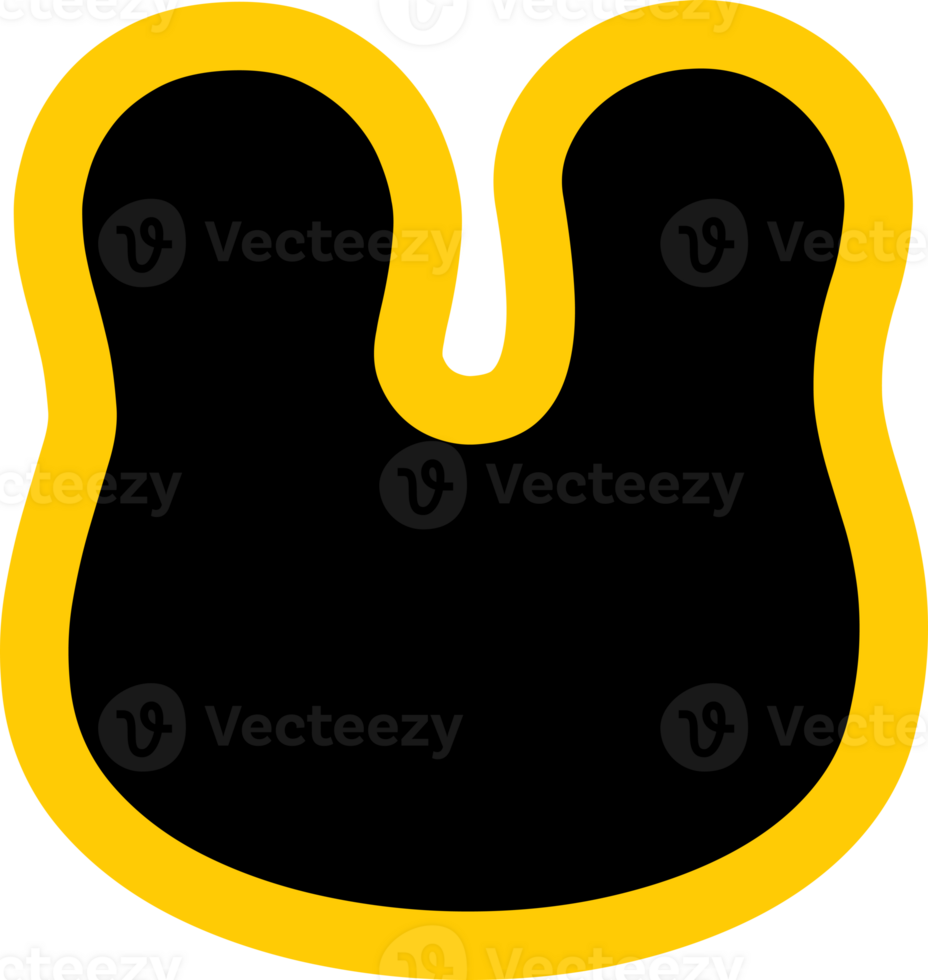 Funny Yummy font text glyph design png
