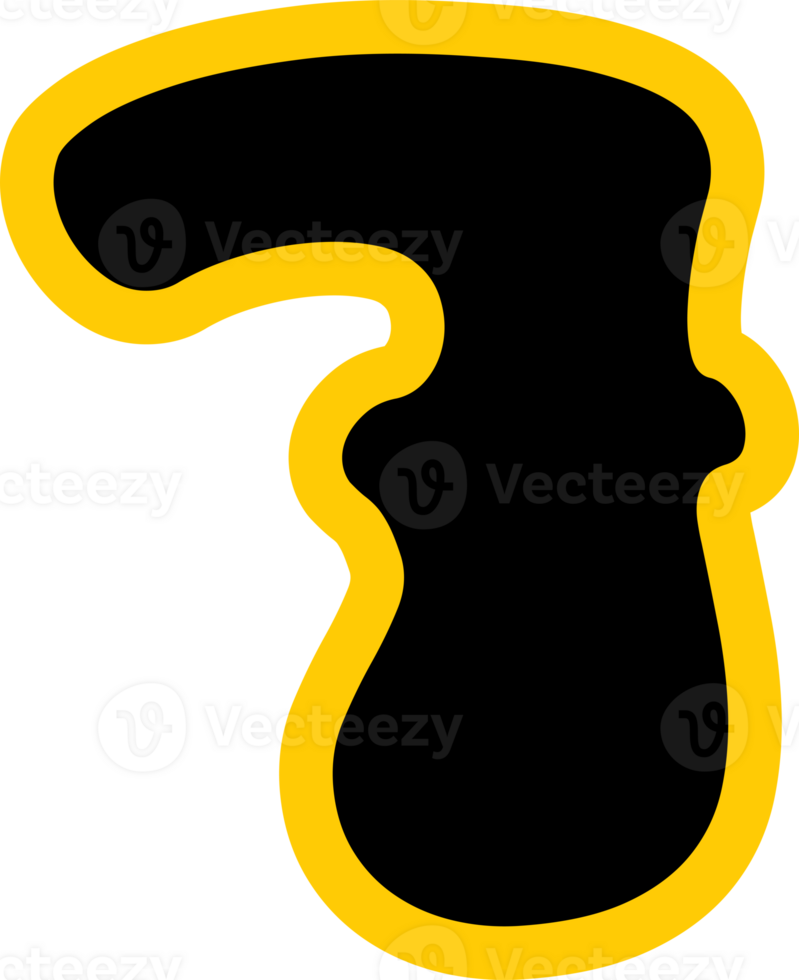 Funny Yummy font text glyph design png