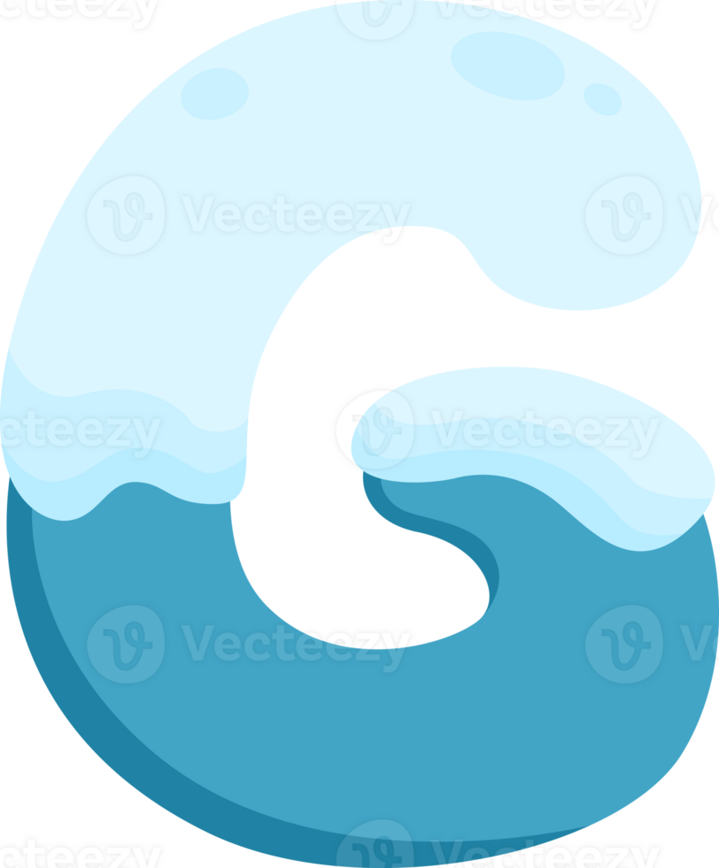 snow melt font glyph text flat design png