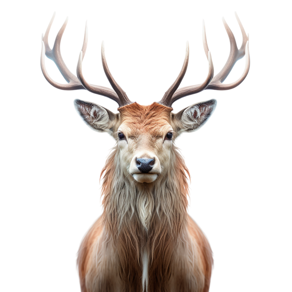 AI generated deer on transparent background PNG image