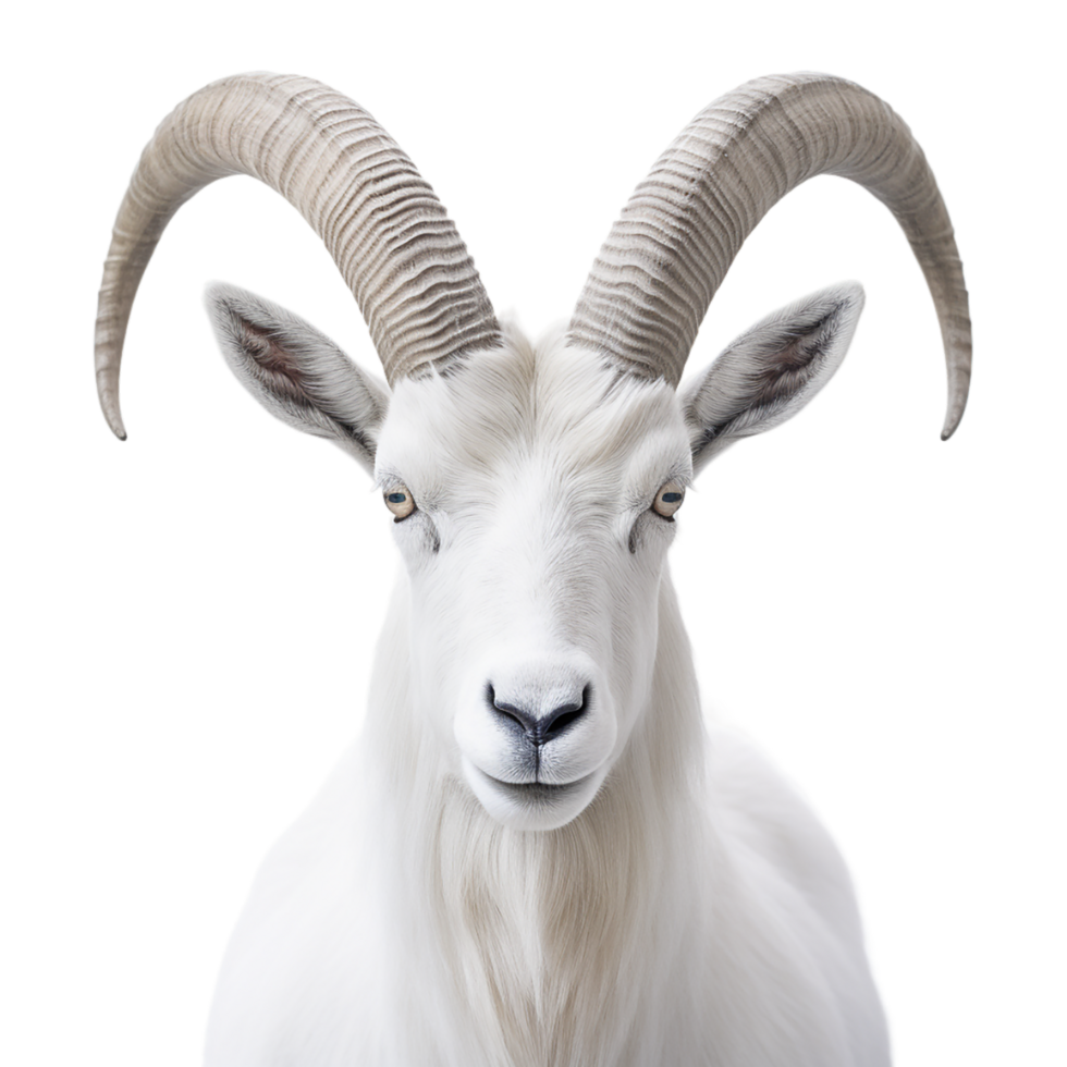 AI generated mountain goat on transparent background PNG image