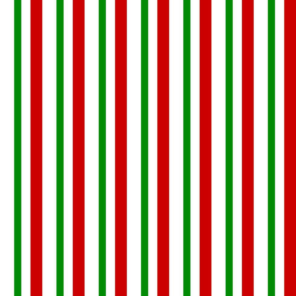 Seamless pattern red, green and white vertical striped.  Suitable for making gift wrapping bag patterns vector