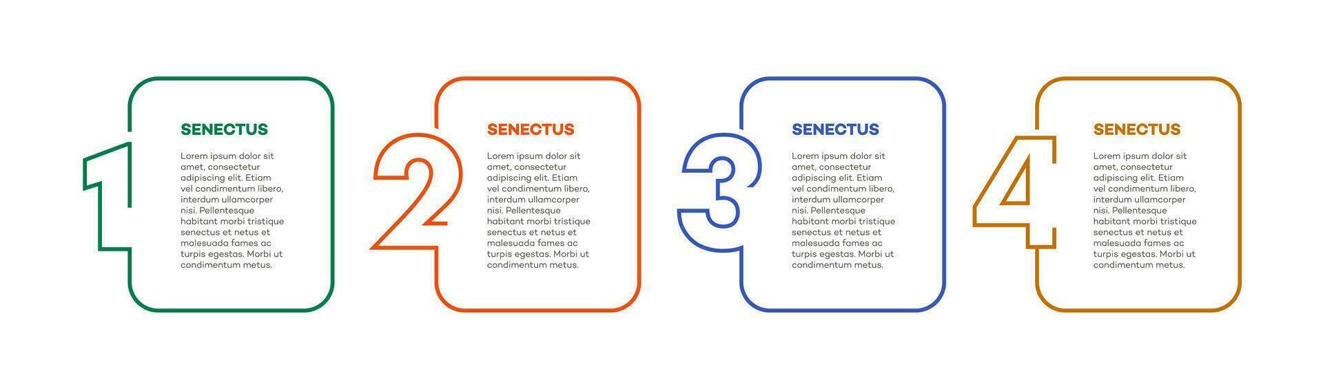 infografía modelo vector cronograma proceso 4 4 opción