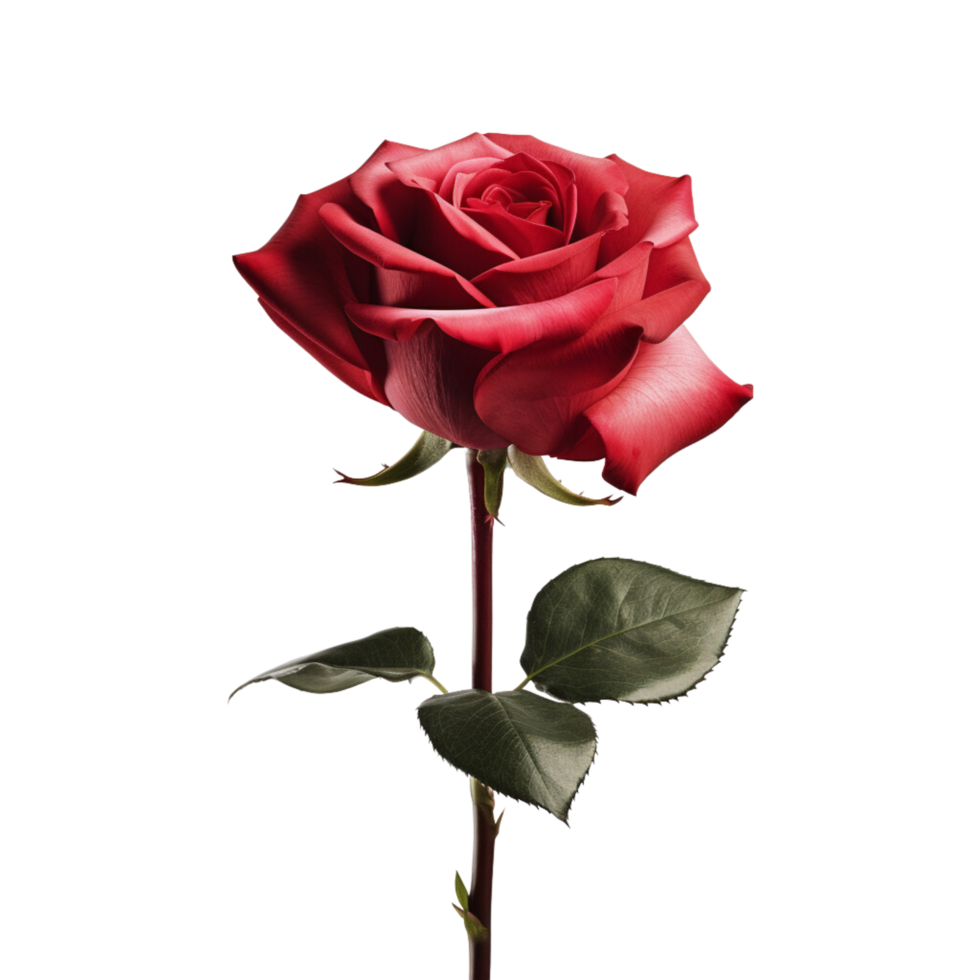 AI generated Rose clip art png